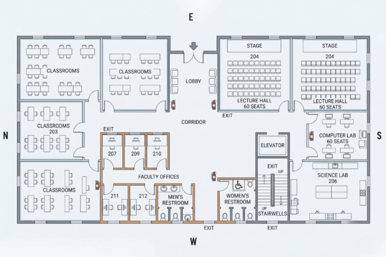 School Floor Plan