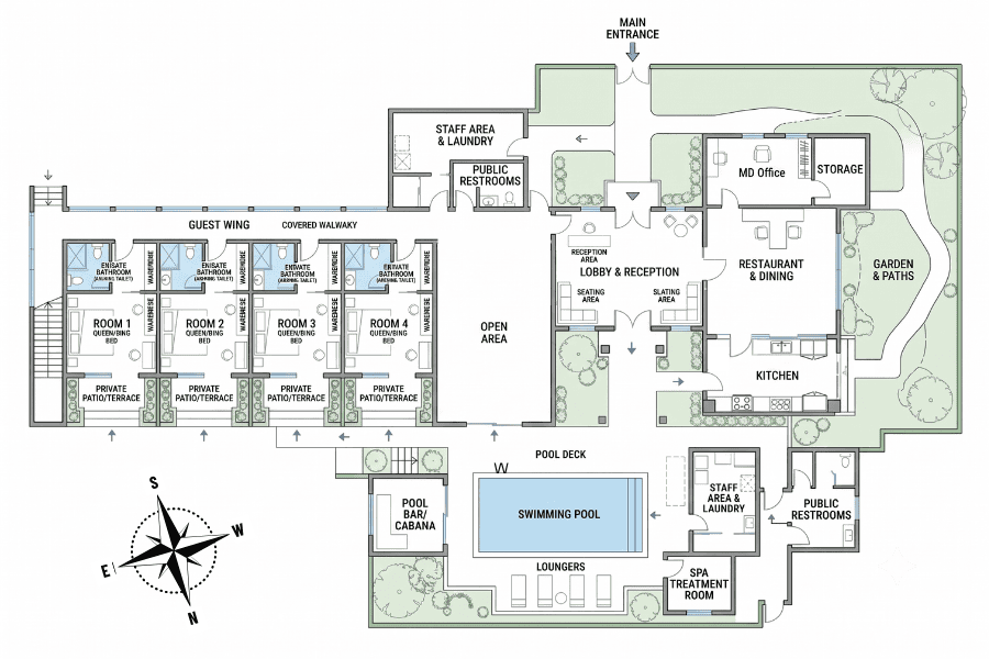Hotel Floor Plan