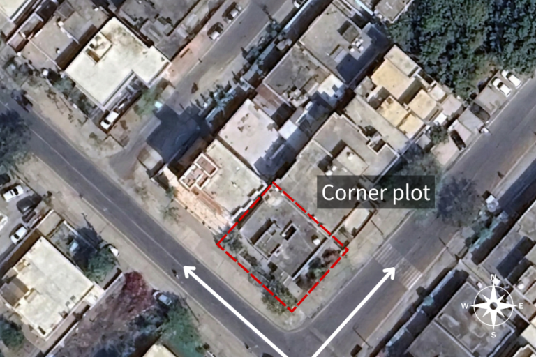 Satellite Image of Corner Plot
