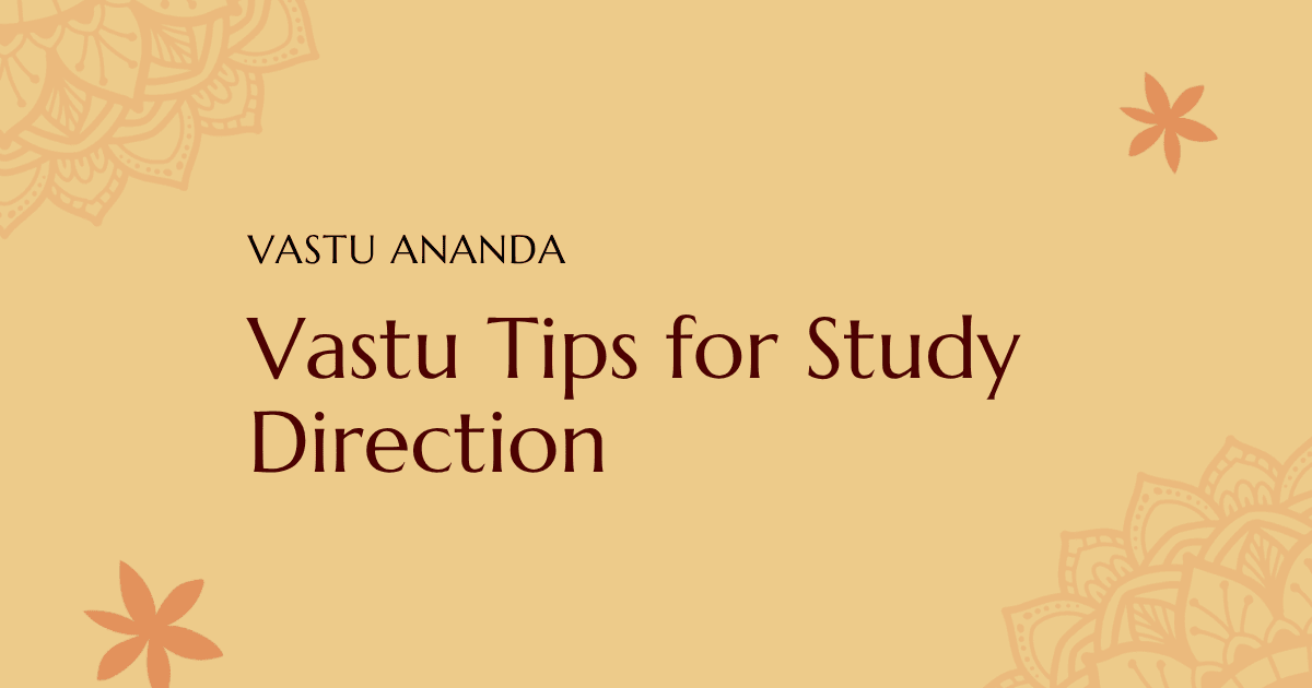 Study Direction Vastu Featured Image